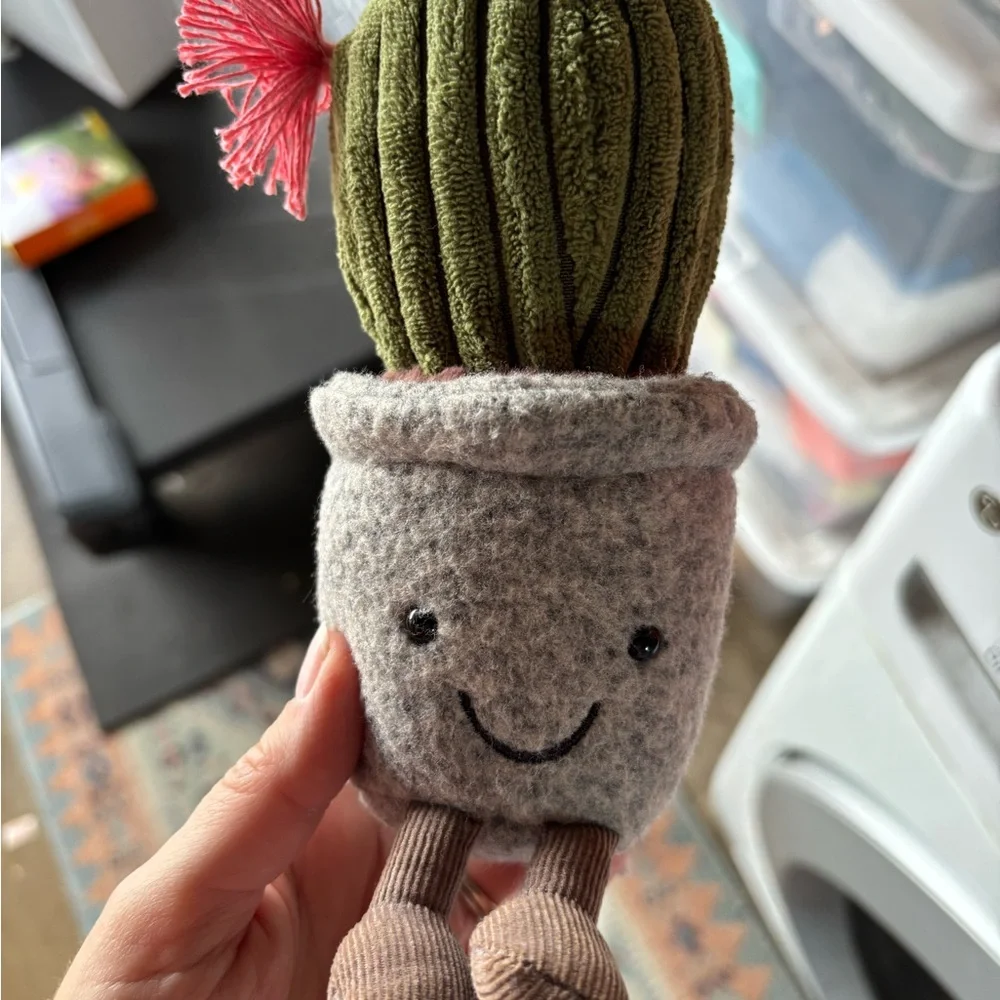 Jellycat Silly Succulent Barrel Cactus Retired Plush Stuffed Animal - Picture 2 of 6